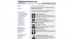 Desktop Screenshot of berliner-kanzleien.com